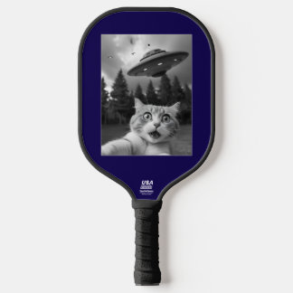 Palas De Pickleball Gato Divertido OVNI Selfie