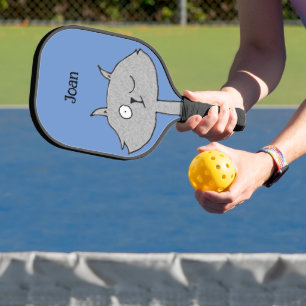 Palas De Pickleball Gato gris sórdido