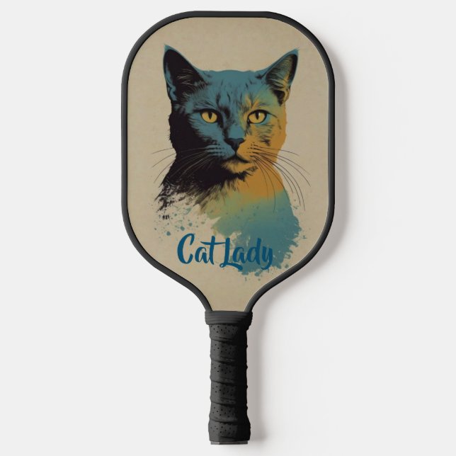 Palas De Pickleball Gato Lady Pickleball Paddle (Anverso)