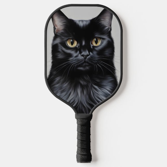 Palas De Pickleball Gato negro (Anverso)