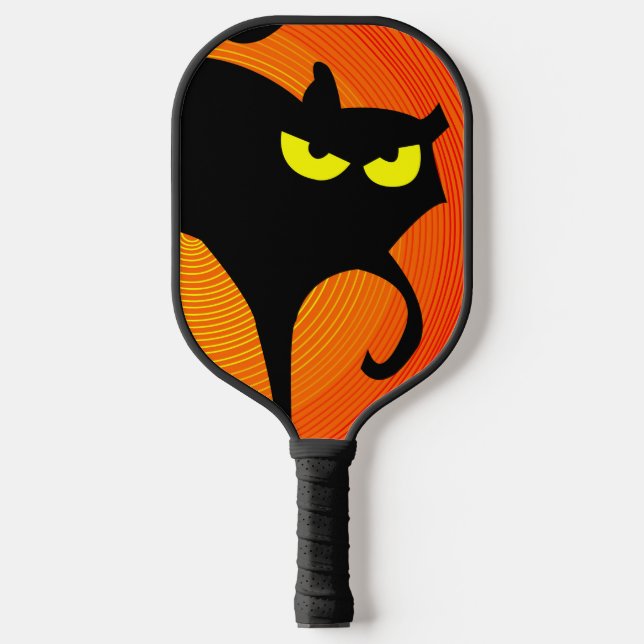 Palas De Pickleball Gato negro (Anverso)