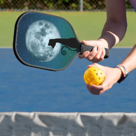 Palas De Pickleball Gato negro en remo de bolas de moon