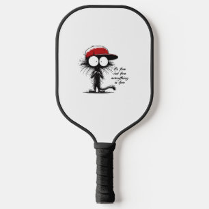 Palas De Pickleball Gato negro está bien estoy bien todo está bien
