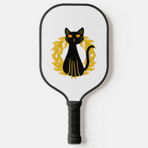 Palas De Pickleball Gato negro Mascotas horror niños de Halloween