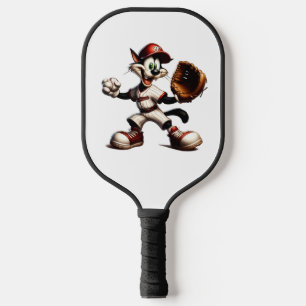Palas De Pickleball Gato Tonto Lanzador de Béisbol se Prepara