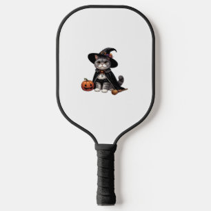 Palas De Pickleball Gato vestido de bruja