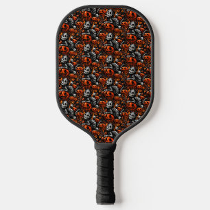 Palas De Pickleball Gato y calabazas fantasmales
