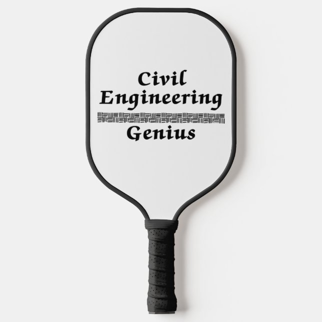 Palas De Pickleball Genio de ingeniería civil (Anverso)