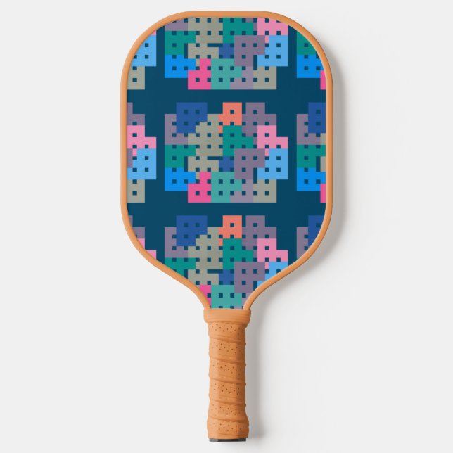 Palas De Pickleball Geo Bricks Puzzle (Anverso)