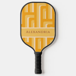 Palas De Pickleball Geométrico retro personalizado