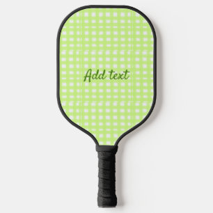 Palas De Pickleball Gigante de color de arena verde ginham personaliza