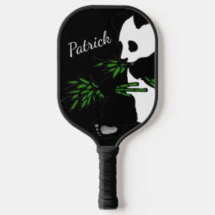 Palas De Pickleball Gigante Panda come Bamboo Nombre Negro