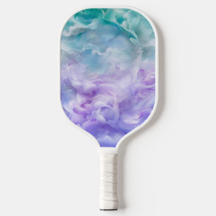 Palas De Pickleball Giro de nubes azul y púrpura