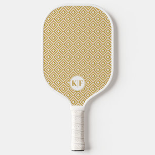Palas De Pickleball Glam Luxury Monogram personaliz Pickleball Paddle