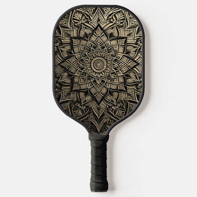 Palas De Pickleball Gold Mandala Pickleball Paddles (Anverso)