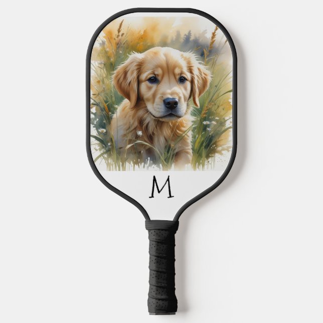 Palas De Pickleball Golden Retriever Puppy (Anverso)