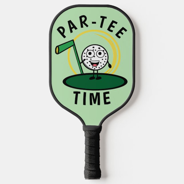 Palas De Pickleball Golfers Par-Tee Time (Anverso)