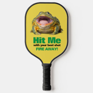 Palas De Pickleball Golpéame Con Tu Mejor Rana De Boca Grande.