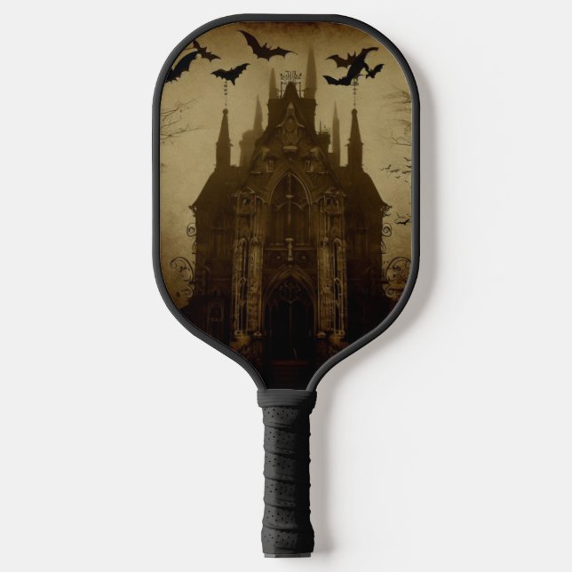 Palas De Pickleball Gótico/Halloween/otoño/calabaza (Anverso)