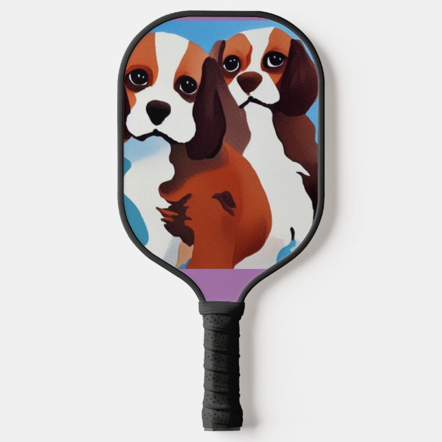 Palas De Pickleball Gracioso Cavalier King Charles Spaniel Perros de C (Anverso)