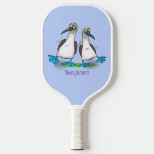 Palas De Pickleball Gracioso, feliz personalizado de bailarines de pel
