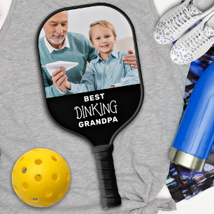 Palas De Pickleball Gracioso mejor abuelo de pista personalizado 2 fot