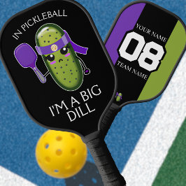 Palas De Pickleball Gracioso nombre del equipo Big Dill número color m
