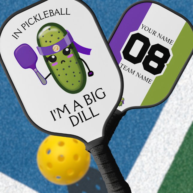 Palas De Pickleball Gracioso nombre del equipo de Big Dill número verd (Subido por el creador)