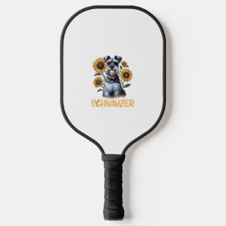 Palas De Pickleball Gracioso perro Schnauzer