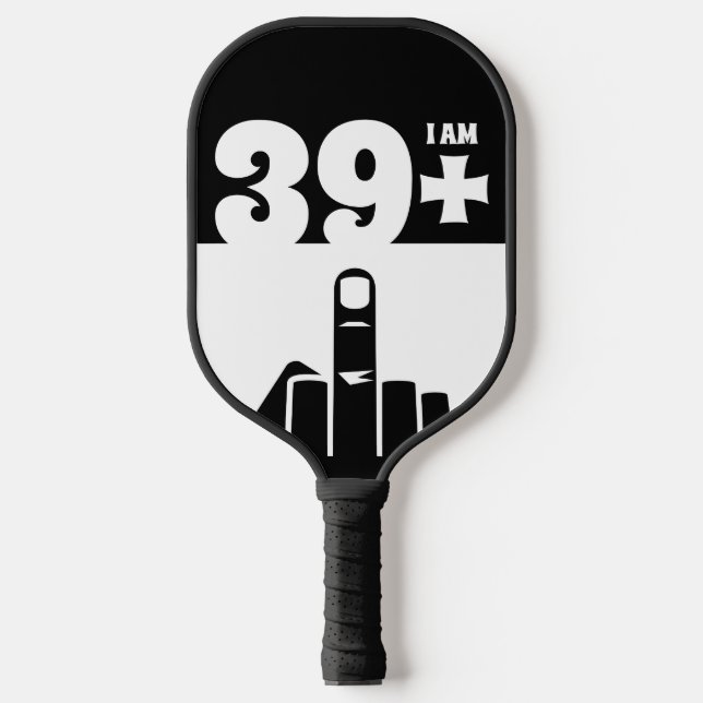 Palas De Pickleball Gracioso regalo de cumpleaños número 40, 39 más un (Anverso)