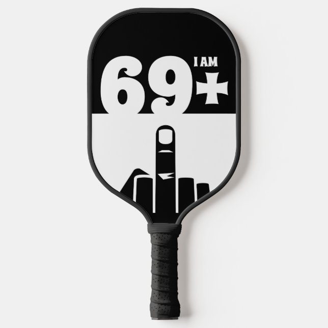 Palas De Pickleball Gracioso regalo de cumpleaños número 70, 69 más un (Anverso)