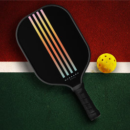 Palas De Pickleball Gradiente Moderno de Rayas Jugador de Pickleball V