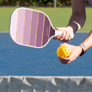 Palas De Pickleball Gradiente rosa monocromático Personalización del