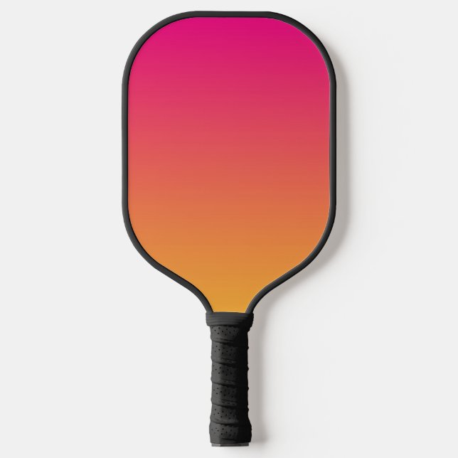 Palas De Pickleball Gradiente rosa y naranja (Anverso)