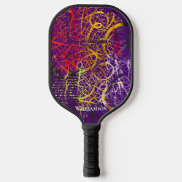 Palas De Pickleball Graffiti loco Pollak con aspecto de morado
