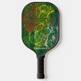 Palas De Pickleball Graffiti loco Pollak con aspecto verde