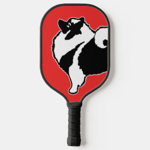 Palas De Pickleball Gráficos de Keeshond - Arte de perro original lind