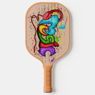 Palas De Pickleball Grafiti musical colorido de Guay