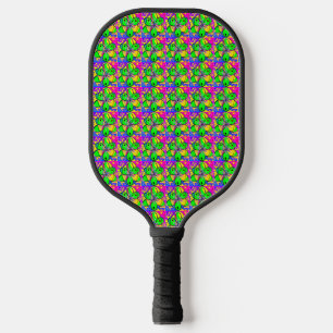 PALAS DE PICKLEBALL "GRAN DISEÑO COLORES MEZCLADOS VERDES AZULES ROJOS