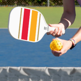 Palas De Pickleball Gran Diversión Brillante Rojo Carreras Amarilla Ti