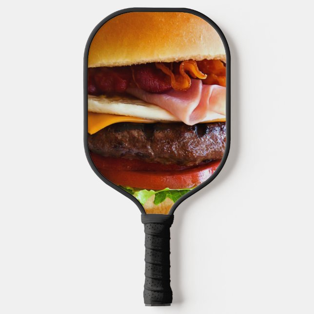Palas De Pickleball Gran hamburguesa divertida (Anverso)