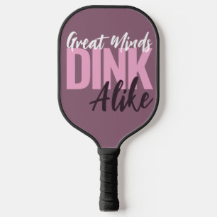 Palas De Pickleball Gran mente se hunde como Personalizado Monograma