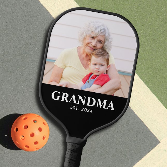 Palas De Pickleball Grandma Established Fun Bold Photo (Subido por el creador)