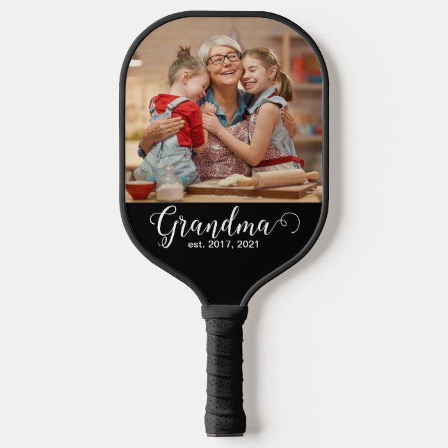Palas De Pickleball Grandma Established Script Gift Photo (Anverso)