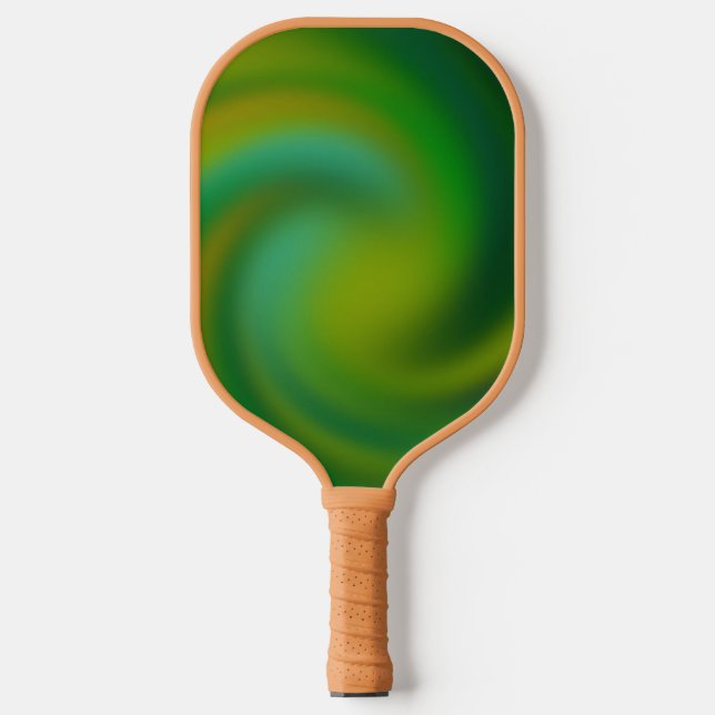 Palas De Pickleball Green Abstract Pickleball Paddle (Anverso)