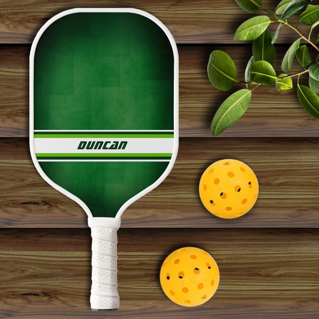 Palas De Pickleball Green and White Personalized Pickleball Paddle (Subido por el creador)