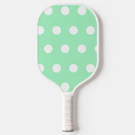 Palas De Pickleball Green Poka Dots