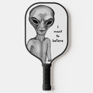 Palas De Pickleball Grey Alien , quiero creer