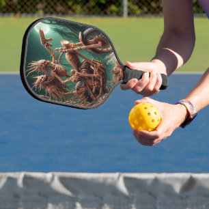 Palas De Pickleball Grimbone y Skulldust, montaron su gran helicóptero