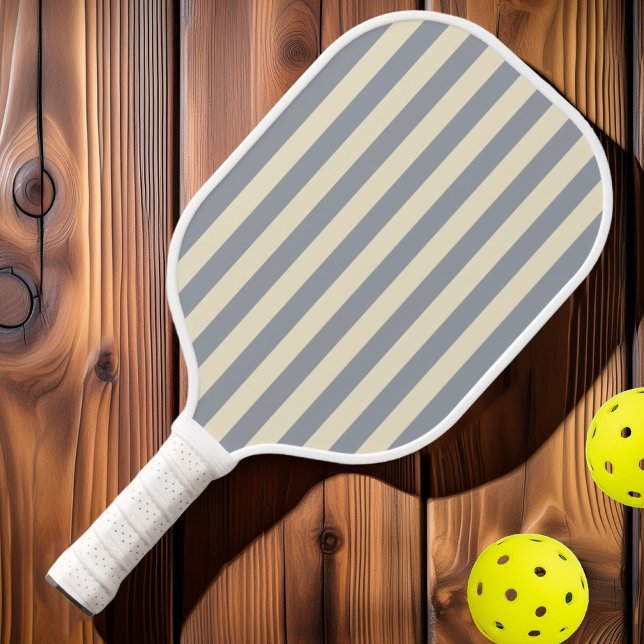 Palas De Pickleball Gris de la pala de polo de mediados del siglo (Subido por el creador)